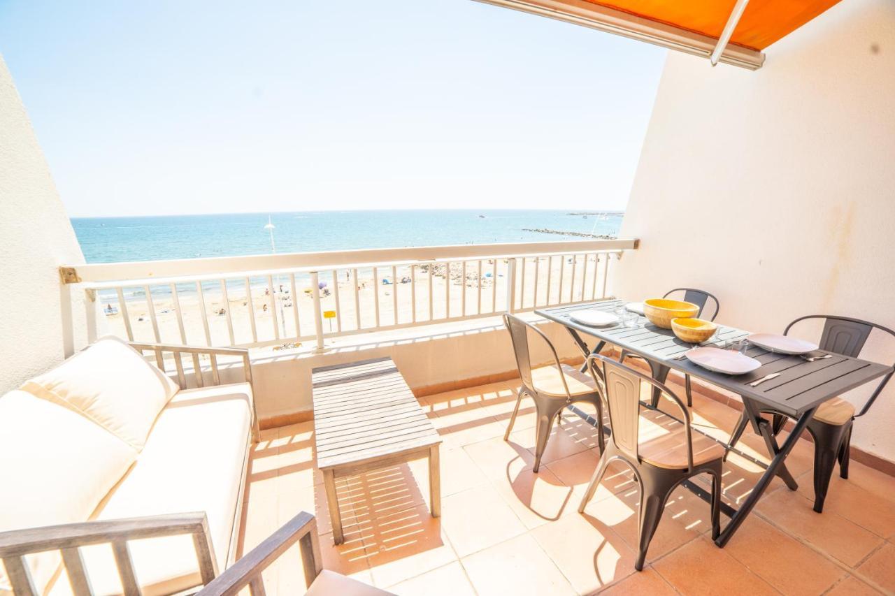 Le DREAM BEACH-TERRASSE-VUE MER D'Exception-WIFI-PARKING - CoHôteConciergerie Palavas-les-Flots Exterior foto