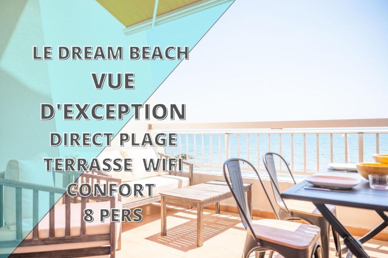 Le DREAM BEACH-TERRASSE-VUE MER D'Exception-WIFI-PARKING - CoHôteConciergerie Palavas-les-Flots Exterior foto